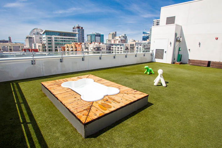 SYNLawn Maui artificial grass for Roof top applications